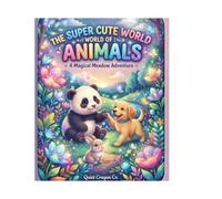 The Super Cute World of Animals: Bold & Easy Coloring Book for Kids Ages 4-10: Cute Animal Adventures featuring Capybaras, Pups, Kittens & Forest Friends | Premium Large Print Pages for Boys & Girls