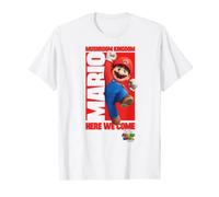 The Super Mario Bros. Movie Mario Mushroom Kingdom Poster Camiseta