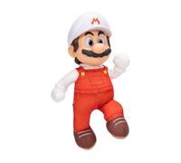 The Super Mario Galaxy Movie Fire Mario Poseable Plush 14" / 35cm, Officially Li