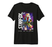 The Super Mario Galaxy Movie Fox Mccloud Hero Pose Camiseta Premium