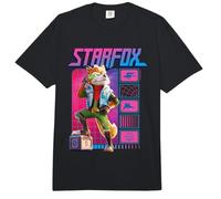 The Super Mario Galaxy Movie Fox Mccloud Retro Hero Comfort Colors Adult Heavyweight T-Shirt