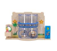 La película Super Mario Galaxy - Set Diorama Estación Espacial con Figuras de 4 cm de Princesa Peach y Capitán Toad Exclusivo