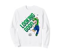 The Super Mario Galaxy Movie Looking Good Luigi Jump Sudadera