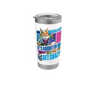 The Super Mario Galaxy Movie Starfox Buckle Up Action Vaso térmico de acero inoxidable de doble pared