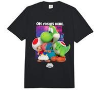 The Super Mario Galaxy Movie Toad and Yoshi Galaxy Fun Comfort Colors Adult Heavyweight T-Shirt