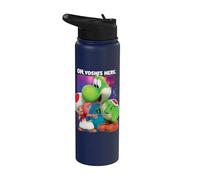 The Super Mario Galaxy Movie Toad and Yoshi Galaxy Fun Stainless Steel Insulated Water Bottle