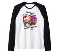 The Super Mario Galaxy Movie Toad Count On Me Camiseta Manga Raglan
