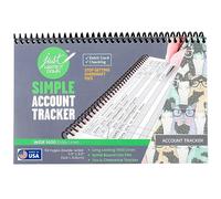 The Superior - Registro de cheques y tarjetas de débito - Rastreador de cuentas simple (1 paquete, SmartyCat)