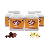 The Survival Tabs Pastillas de supervivencia para 60 días (720 pastillas), sustituto de alimentos de emergencia, 25 años de vida útil, sin OMG, sin gluten, para desastres, acampadas y senderismo. Emer