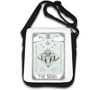 The Sushi Funny Tarot Card Parody Bandolera Blanco, White, Talla única