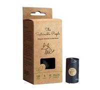 The Sustainable People, Bolsas para excrementos de Perro TSP biodegradables, 100% compostables y biodegradables (no OXO), 8 rollos (120 bolsas, sin asa)