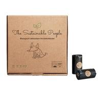 The Sustainable People 270 Bolsas biodegradables para excrementos de perro | Grande, Grueso (18 µm), Resistente, Impermeable, Certificado OK compost HOME, compostable en casa, 18 rollos
