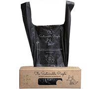 The Sustainable People, Bolsas para excrementos de Perro TSP biodegradables, 100% compostables y biodegradables (no OXO), 1 Rollo Grande (160 Bolsas, con asa)