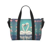 The Swan in Love Bolso cruzado para mujer, adecuado para el trabajo, fitness, viajes, moderno y versátil