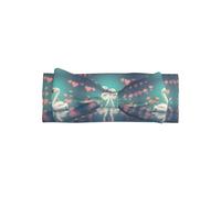 The Swan in Love - Diademas para bebés recién nacidas, suaves y elásticas y ajustables para bebés de 0 a 24 meses