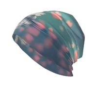 The Swan in Love - Gorro de punto sin ala estampado: gorro cálido para el hogar, viajes, viajes y esquí, color negro