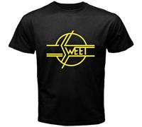 The Sweet Band Glam 70'S Rock Band Men's T-Shirt Black L