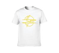 The Sweet Band Glam 70S Rock Men's T-Shirt Unisex White Cotton Print tee Shirts XL