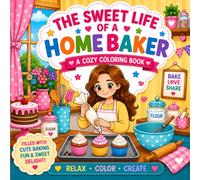 The Sweet Life of a Home Baker: A Cozy Baking Coloring Book for Relaxation, Creativity, and Sweet Moments