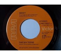 The Sweet - The Sweet The Six Teens Export Issue US 45 7" single USA +Burn On The Flame