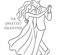 The Sweetest Valentine: A Simply Simple Valentines Day Coloring Book For Adults & Teens