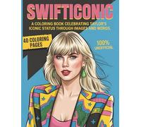 The Swifticonic Cute Coloring Book: Many One Sided Drawing JUMBO Pages Of Characters