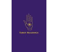 The Tarot Reader's Journal: A Lined Notebook for Daily Card Spreads, Interpretations, and Reflections: 70 White Pages | 6x9 Inches | Mystical Gold & Indigo Softcover for Tarot and Oracle Card Readings
