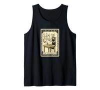 The Taxidermist Tarot Card Halloween Spooky Gothic Taxidermia Camiseta sin Mangas
