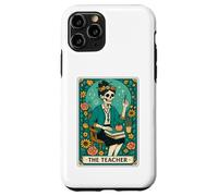 The Teacher Tarot Card Skeleton Vintage Classroom Halloween Carcasa para iPhone 11 Pro