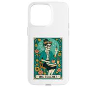 The Teacher Tarot Card Skeleton Vintage Classroom Halloween Carcasa para iPhone 15 Pro MAX