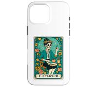 The Teacher Tarot Card Skeleton Vintage Classroom Halloween Carcasa para iPhone 16 Pro MAX