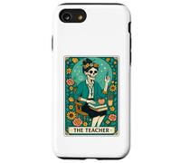 The Teacher Tarot Card Skeleton Vintage Classroom Halloween Carcasa para iPhone SE (2020) / 7/8