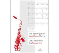 The techniques of saxophone playing ( anglais - allemand )