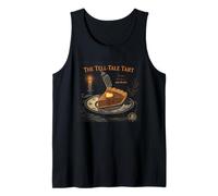 The Tell-Tale Tart Pun Edgar Allan PoE Diversión de Acción de Gracias Camiseta sin Mangas