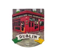 The Temple Bar Dublín Irlanda Imán para nevera 3D, recuerdo de viaje, decoración de nevera, calcomanía magnética para manualidades