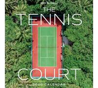 Workman Calendars – Calendario mural The Tennis Court 2026 – Mejores pistas de tenis del mundo