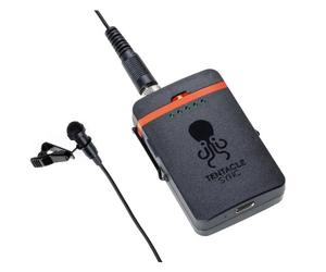 The Tentacle Sync TRACK E is a portable audio recorder with lavalier. View your recordings directly in the Tentacle Setup App via a Bluetooth connection.