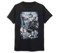 The Terminator 2 Movie Judgment Day Art T-Shirt Black 3XL