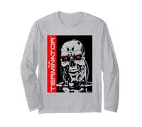 The Terminator High Contrast Endoskeleton Robot Action Movie Manga Larga