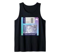 The Terminator Sarah Connor Retro Disquete Camiseta sin Mangas