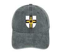 The Teutonic Knights - Gorra de béisbol ajustable con logotipo de los Caballeros para hombre y mujer, gorra de camionero, Estilo gris, Talla única