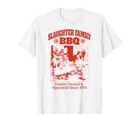 The Texas Chainsaw Massacre Front Back Slaughter Family BBQ Camiseta