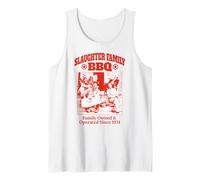 The Texas Chainsaw Massacre Front Back Slaughter Family BBQ Camiseta sin Mangas