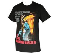 The Texas Chainsaw Massacre Men's Black Camiseta unisex Clothing, Negro , 3XL