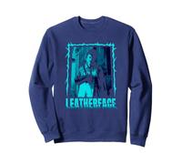 The Texas Chainsaw Massacre Retro Blue Leatherface Horror Sudadera