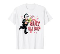 The Texas Chainsaw Massacre Slay All Day Leatherface Movie Camiseta