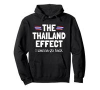 The Thailand Effect - I Wanna Go Back Funny Travel Thailand Sudadera con Capucha