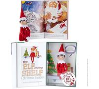 The The Elf on The Shelf UNA TradiciÃn NavideÃa Libro en español y Elfo Boy Scout de Ojos Azules