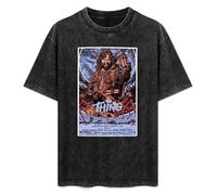 The Thing Movie Poster Horror John Carpenter Men's T-Shirt Unisex White tee Clothing M