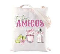 The Three Amigos Gift - Bolsa de mano para celebración del Cinco de Mayo, regalo de cóctel de margarita, bolsa de hombro de tequila con sal y lima, Amigos, medium